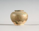 Jar with green glaze