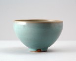 Bowl with blue glaze