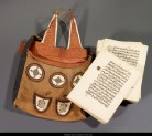 Unbound Qur'an with leather bag (LI1434.1)