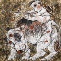 Little boy on a buffalo (LI1486.10)