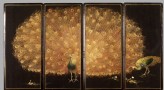 Screen with peacock and peahen (LI1956.21)