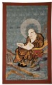 Kalika, a rakan (or disciple of Buddha), reading a handscroll