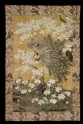 Peacock and peahen with cherry blossom and peonies (LI1956.37)