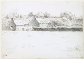 View of farm buildings across a field (WA1951.25)