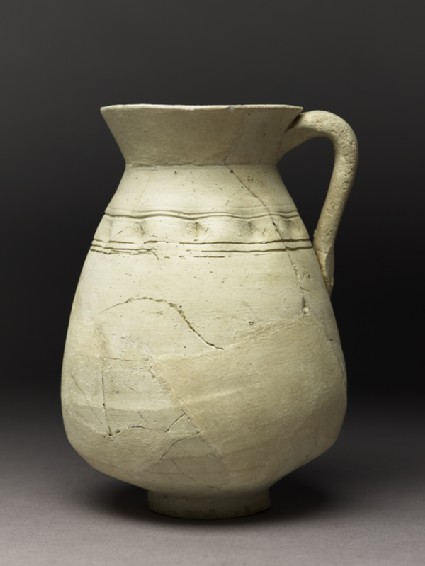 Jug with frieze of finger indentsside