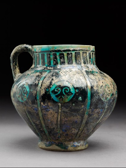 Jug with floral medallionsside