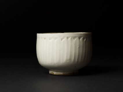 White ware bowl with straight sidesside