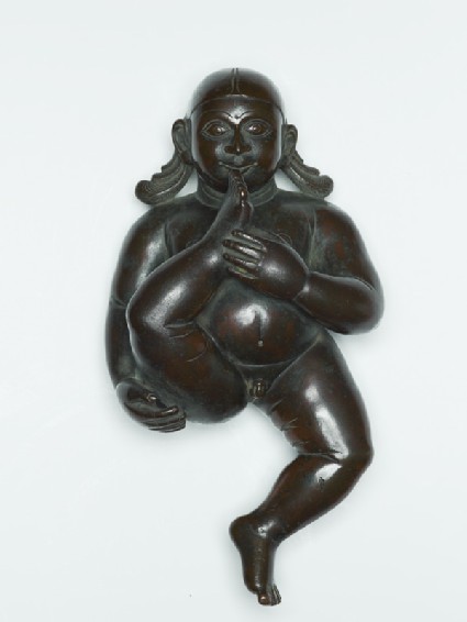Figure of Krishna Vatapatrashayifront