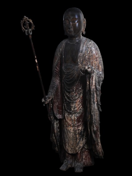 Figure of the bodhisattva Jizōside
