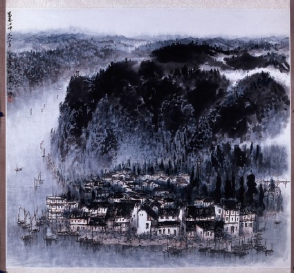 Fuchun Riverfront, painting only