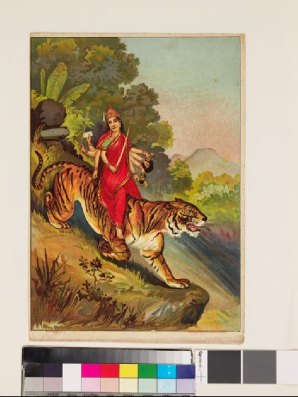 Devi mounted on her tigerfront