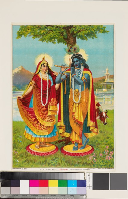 Radha with Krishna the Flautist, or Muralidhara-Krishnafront
