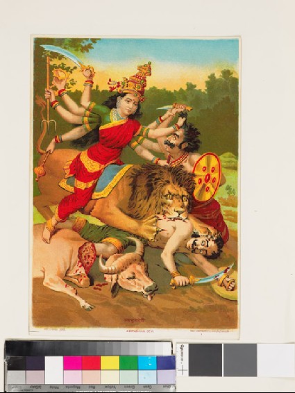 Astabhuja Devi, the goddess with eight armsfront