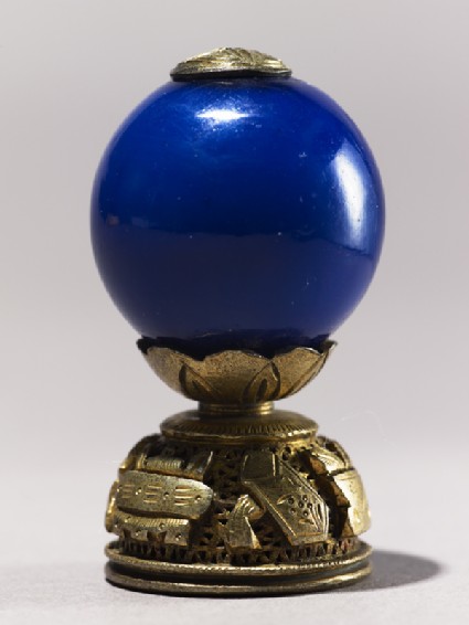 Mandarin hat finial used to indicate the wearer's rankside