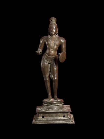 Figure of the saint Tirumankai Alvarfront