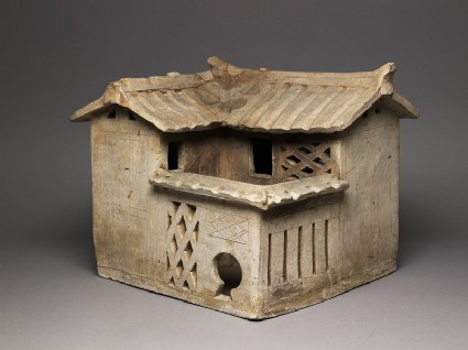 Burial model of a houseoblique