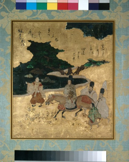 Genji travelling by night, from the Tale of Genjifront