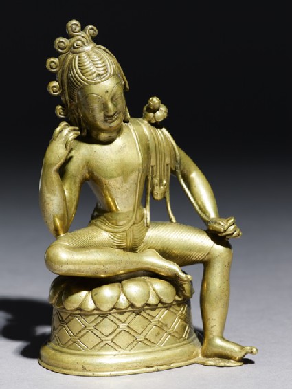 Seated figure of Padmapanioblique