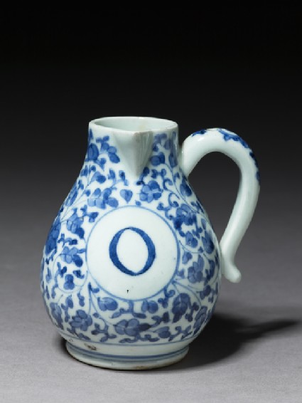 Cruet jug for oiloblique