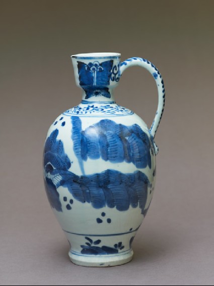 Jug with figures in a landscapeside