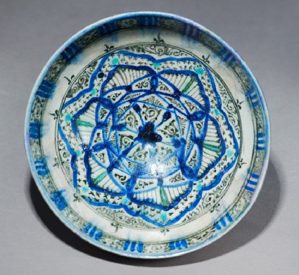 Bowl with interlacing starstop