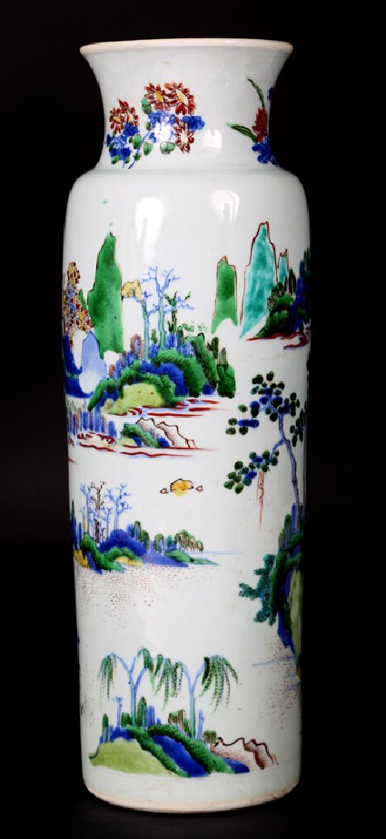 Vase with figures in a landscapefront