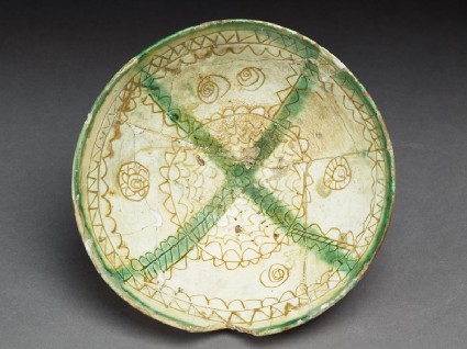 Bowl with medallions, rays, and lozengestop