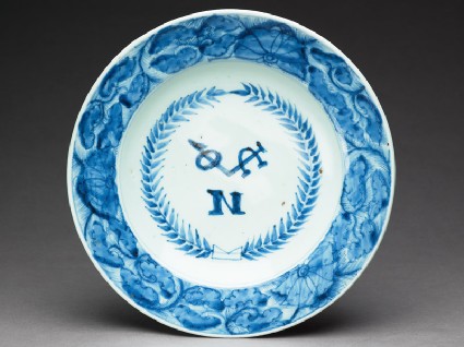 Plate with Dutch East India Company monogramtop