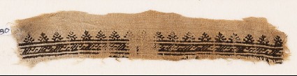 Textile fragment with S-shapes and stylized palmettesfront
