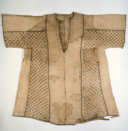 Child's tunic with bands of Y-shapesfront