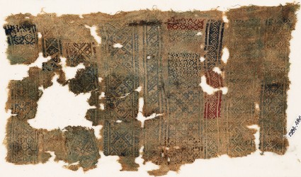 Sampler fragment with nine parallel bandsfront