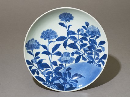 Dish with flowering plantstop