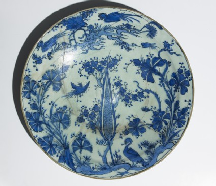 Dish with birds in a landscapetop