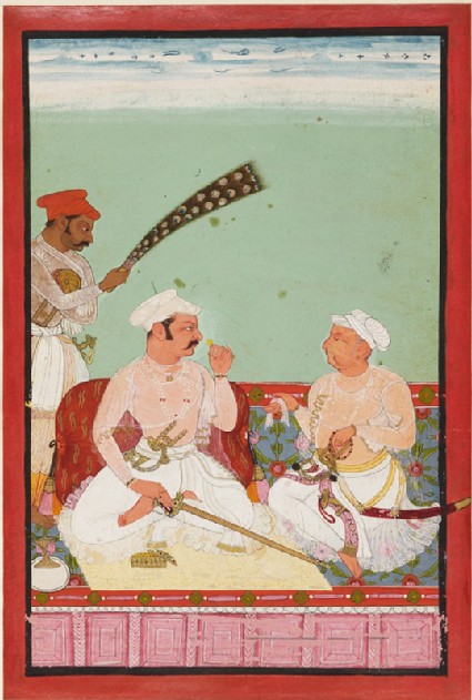 Maharao Ratan Singh with courtiersfront