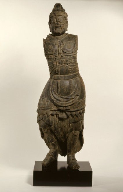 Figure of a Shi-Tennō, a Guardian King of the Four Cornersfront