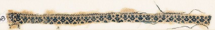 Textile fragment with diamond-shapesfront