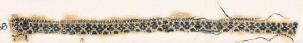 Textile fragment with diamond-shapesfront