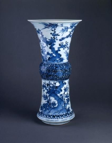 Vase with the 'Three Friends of Winter'front