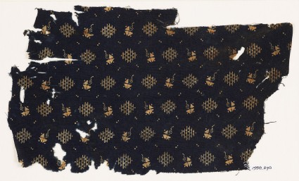 Textile fragment with rectangular shapes and kitesfront