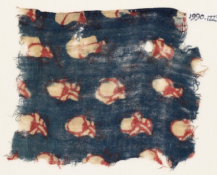 Textile fragment with fruitfront