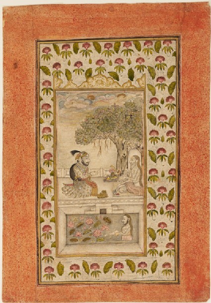 Maharana Sangram Singh II visiting a yogifront