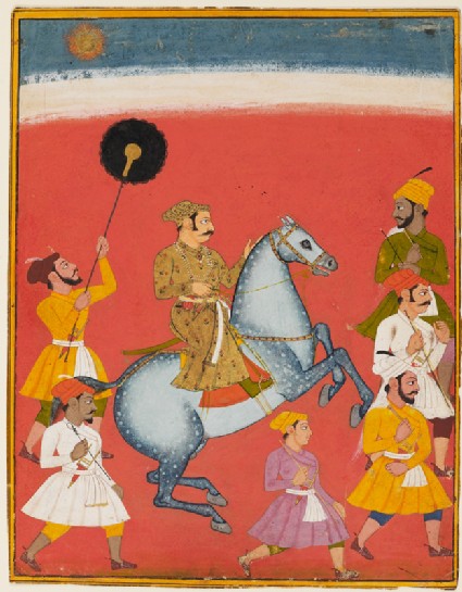 Maharana Raj Singh ridingfront