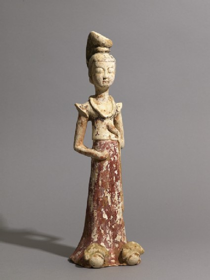 Standing figure of a ladyoblique