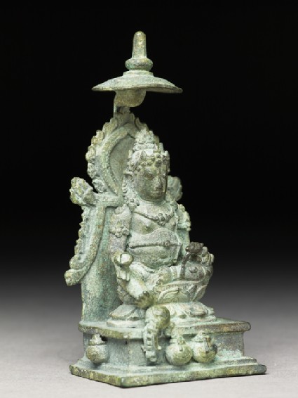 Figure of Jambhala or Kubera, god of plentyside