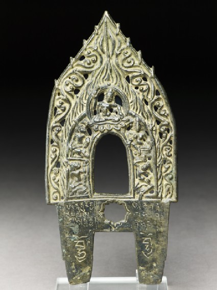 Prabha, or backplate to a Buddhist imagefront