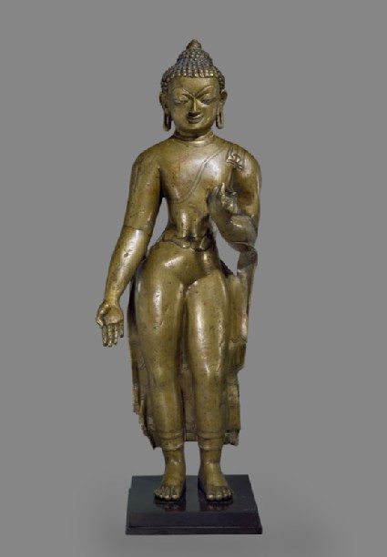 Standing figure of the Buddhafront