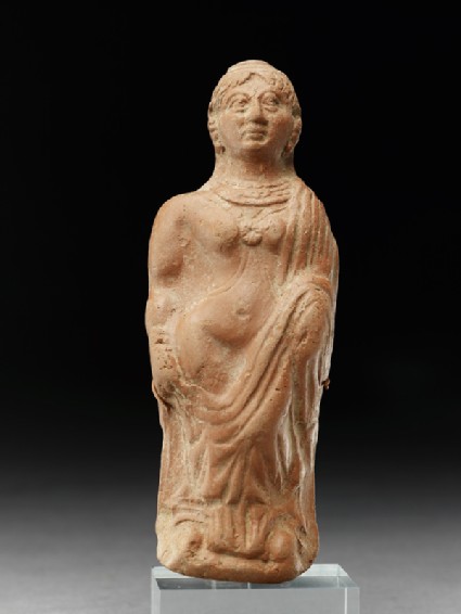 Plaque with semi-draped female figurefront