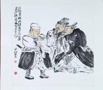 Gongsun Zan introduces Zhao Yun to Liu Beifront