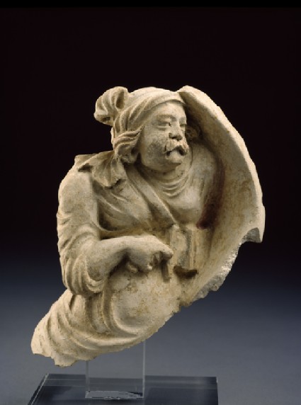 Fragmentary figure of a warriorside