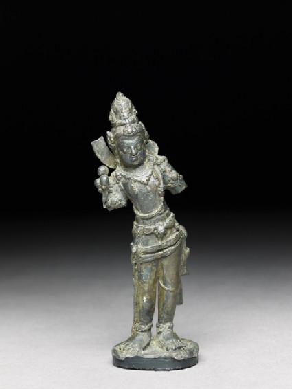 Standing figure of a bodhisattvafront